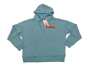 HURLEY Blue Graphic Pullover Hoodie NWT Womens Size Medium - Picture 1 of 2
