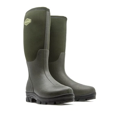 Fencham Armot Waterproof Thermal Muck Boots Wellingtons Neoprene Hunting Wellies - Image 1 of 4