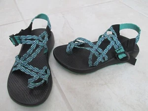 Chaco ZX2 Sandals Women’s 8 Blue Double Strap Hiking Trail Water - Picture 1 of 5