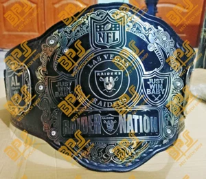 Customized Los Vegas Raiders nation championship belt Belt 2mm thick - Picture 1 of 7