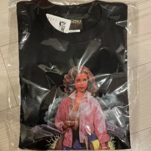 EROSTIKA Rockin Jelly Bean Back To The Future CLAUDIA WELLS Size M T-Shirt Black - Picture 1 of 2