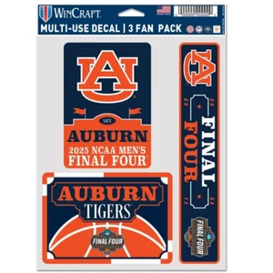 2025 Final Four 3pc Decal Sheet-Auburn Tigers - Picture 1 of 1