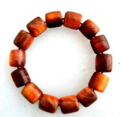 Pulsera Cuentas Kayu Raja Agathis Madera Sangre Dragón Natural 16x15mm Envío Gratis Foto 1 de 4
