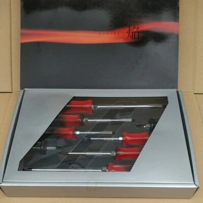 MAC TOOLS 2012 Limited Color Flame Homura Set of 8 Screwdrivers New - Image 1 of 4