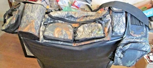 Fieldline 9 Pocket Green Camo Jägergürtel, Klettverschluss, Druckknopf, Neu aus altem Lagerbestand ohne Etikett - Bild 1 von 9