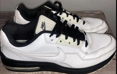 Nike Air Max Ltd Limited Shoes leather White/Black Men’s Size 13 407979-130 - Image 1 of 4