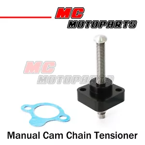 Black CNC Manual Timing Chain Tensioner For CBR600RR 14 15 16 17 18 19 20 21 22 - Picture 1 of 2