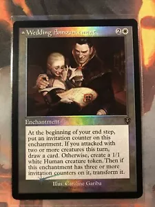 Anuncio de boda retro Innistrad remasterizado INR 453 casi nuevo Magic The Gathering - Imagen 1 de 2