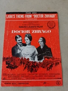 Lara's Theme from Doctor Zhivago Maurice Jarre Sheet Music 1965 - Picture 1 of 1