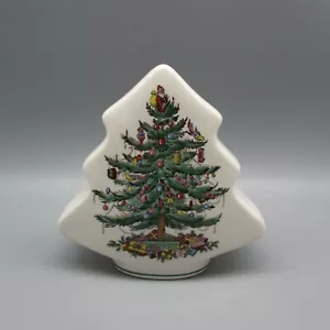 Banco en forma de árbol de Navidad Spode England - Imagen 1 de 4