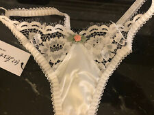 NWT VICTORIA’S  SECRET For Love & Lemons Chantilly Lace Thong Panty X-LARGE