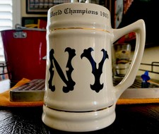 NEW YORK SAN FRANCISCO GIANTS 1905  VINTAGE WORLD SERIES STEIN McGRAW MATHEWSON