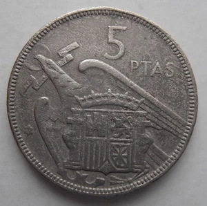SPANIEN 5 PESETEN 1957 1965 - Bild 1 von 3