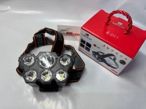LINTERNA CABEZA DE 6 LEDS LEOVIN, SENDERISMO, CICLISMO, ACAMPADA,PESCA ... - Imagen 1 de 13