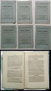LE PETITE MISERIE Zeitschrift _ Genua _ 6 Ausgaben: September - Oktober 1864 _ Ligurien - Bild 1 von 1