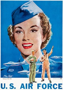 US Air Force - 1951 - Recruitment Poster - Picture 1 of 1