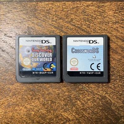 Lot Of 2 Nintendo DS Games Learning Words Study School Children Discover World - Image 1 of 2
