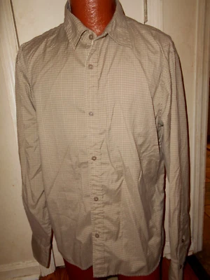 Rusty Boards & Clothing Co Men's XL Tan Long Sleeve Button Down. - Image 1 of 4