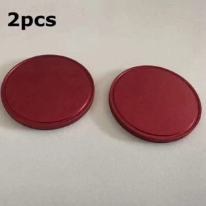 2PCS 40mm Blank Anodized Aluminum Challenge Coins Engraving DIY (red) - Picture 1 of 4