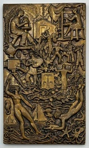 French Riviera Local Sports & Regional Crafts Medal - Raymond Delamarre (No Box) - Picture 1 of 4