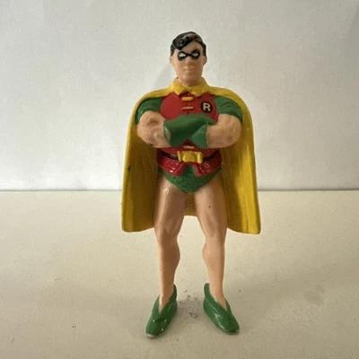 "Figura de PVC de colección 1989 Robin DC Comics Applause 3"" Batman era animada" Foto 1 de 4