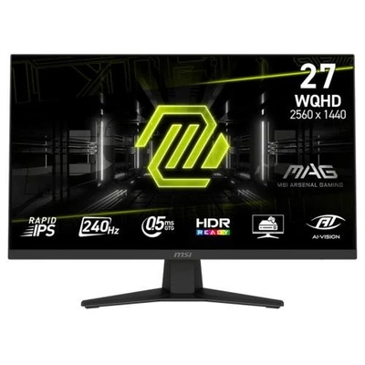 MSI MAG 274QF X24 27" QHD 240Hz Rapid IPS Gaming Monitor -  2560x1440 - 0.5ms - - image 1 of 4