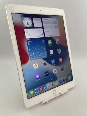Apple iPad Air 2 A1567 Silver Unlocked 16GB 2GB Ram 9.7" Retina iOS Tablet #i03 - Image 1 of 4