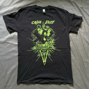 Calva Louise englische Rockband schwarzes T-Shirt Erwachsene Größe Medium 19,5 x 26 Gildan - Bild 1 von 3