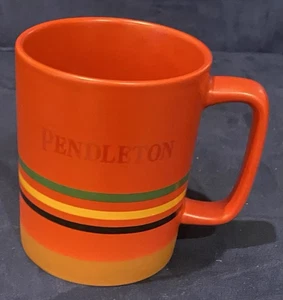 Taza de café Pendleton roja con rayas Pendleton Woolen Mills 18 fl oz grande - Imagen 1 de 8