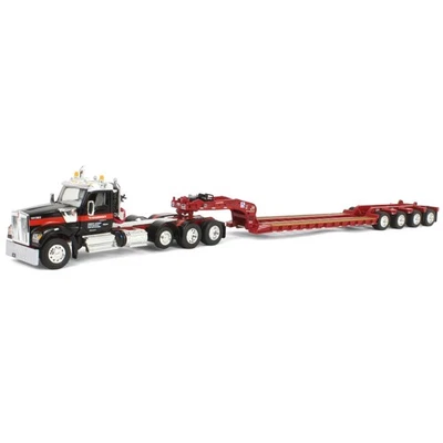 Remolque Kenworth W990 de tres ejes DCP 1/64 Fontaine Magnitude Lowboy 69-1869 Foto 1 de 4