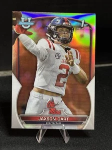 Bowman Chrome University Jaxson Dart 2022 primer refractor #94 Ole Miss - Imagen 1 de 2