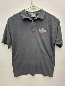 Guinness Beer Official Men Short Sleeve Polo Shirt Top Size Large - Picture 1 of 11