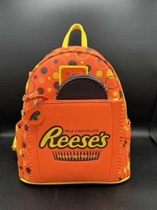 Loungefly Hershey Reeses Peanut Butter Cup Exclusive Mini Rucksack Tasche Neu mit Etikett - Bild 1 von 7