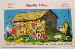 Laff Gram Baxtone Postcard "Hillbilly Village Joplin, MO Original Art Print R-76 - Picture 1 of 7
