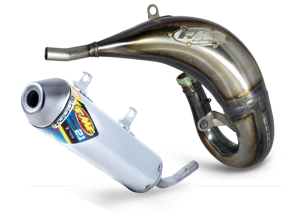 Tubo de escape graso de fábrica FMF Ti Powercore 2.1 silenciador para 19-22 KTM 125SX Foto 1 de 1