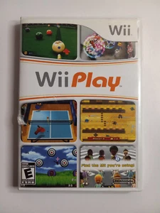 Wii Play (Nintendo Wii, 2007) Completo Con Manual - Cubierta Dañada - Imagen 1 de 3