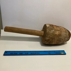 Mazo de madera vintage mazo martillo carpintero tallador pestel triturador - Imagen 1 de 8
