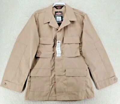 Tru-Spic Kakhi BDU 4 Pocket's Combat Tactical Shirt M, Long Heavy duty - Image 1 of 4