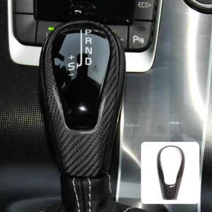 CARBON FIBER Schaltknauf Trimmabdeckung Für Volvo S60 V60 XC60 2013-2017 DE - Bild 1 von 15