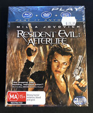Resident Evil Afterlife Triple Play -DVD 3 Disc Set - Blu-ray BRAND NEW SEALED