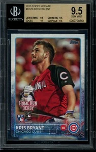 Aggiornamento Topps 2015 Kris Bryant Rookie RC BGS 9,5 gemma come nuovo #US78 Home Run Derby - Foto 1 di 2