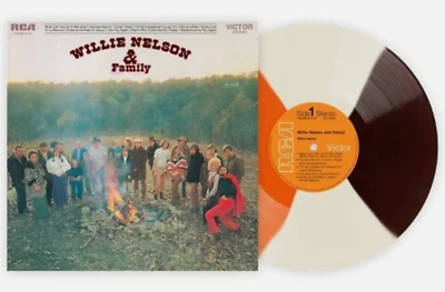 WILLIE NELSON & FAMILY VINYL NEW! EXCLUSIVE LIMITED 180 GRAM TRI COLOR LP! VMP - Image 1 of 4