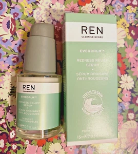 REN Evercalm Redness Relief Serum 15ml Pump BNIB - BRAND NEW & FRESH - Picture 1 of 1