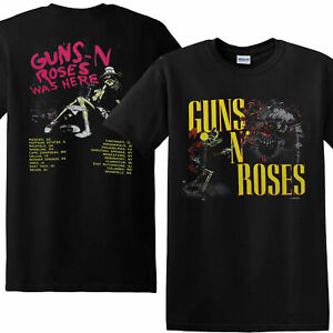 Vintage 1987 Guns N' Roses Appetite For Destruction Tour Concert Rock T-Shirt