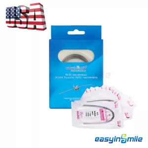 EASYINSMILE 100 piezas Alambres de arco Ortodoncia Dental NITI Brackets Alambre de dientes (redondo) - Imagen 1 de 17