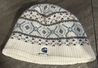 Carhartt Women’s Winter Hat/Cuffed Beanie, white blue, Knit, One Size