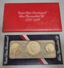 1776 1976 UNITED STATES BICENTENNIAL 40  SILVER MINT SET COINS COA RED ENVELOPE