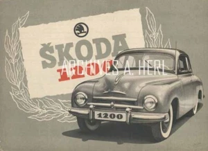 Pubblicità stampa auto Skoda 1200 - Foto 1 di 1