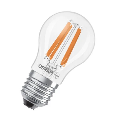 OSRAM LED-Lampe in klassischer Miniballform, mit dekorativem LED-Filament, - Bild 1 von 4