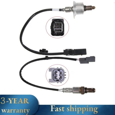 2PCS Oxygen Sensor Up+Down For 2016-19 Kia Optima Sorento 2015-19 Hyundai Sonata - Image 1 of 4